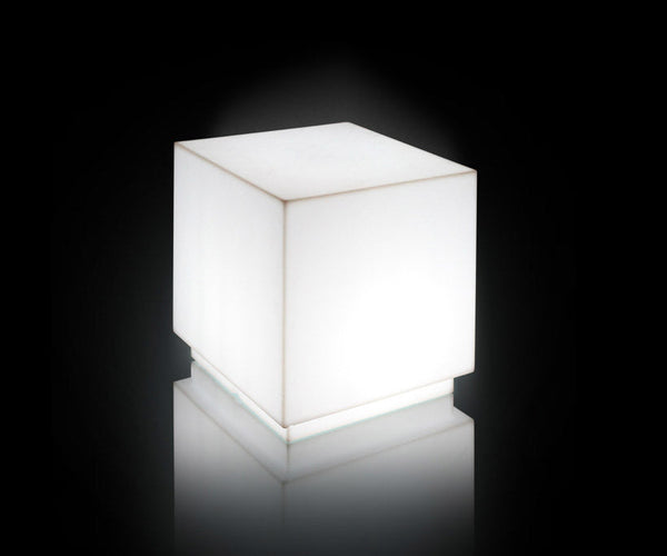 acquista Pouf da Giardino Luminoso 50x50 cm in Resina Arkema Iris Light SL