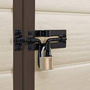 Casetta da Giardino Porta Attrezzi 185x152x226 cm con 2 Finestre in Resina Keter Manor 6x5 Beige