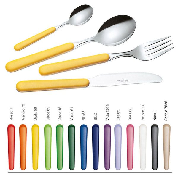 Service Besteckset 24-teilig in Eme Bonita Steel Verschiedene Farben sconto