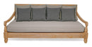 Divano Letto da Esterno Daybed 190x112x81h cm con Cuscini Bali Fsc
