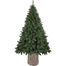 Base Supporto Albero di Natale Tronco Natalizio Attacco Universale Altezza 34 cm