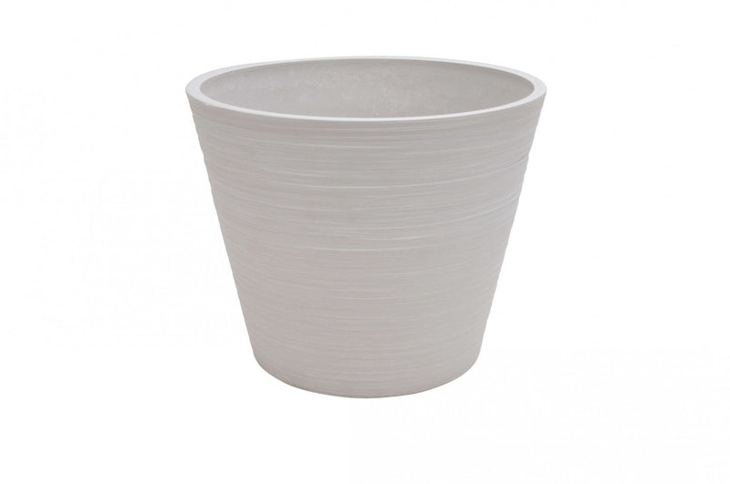 Vaso Medio Camelia Ø35x33 cm in Fibra sintetica Bianco