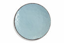 Set 6 Piatti Piani Ø26x3 cm in Gres Villa d'Este Home Tivoli Canapa Azzurri