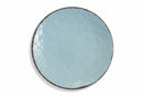 Set 6 Piatti Piani Ø26x3 cm in Gres Villa d'Este Home Tivoli Canapa Azzurri
