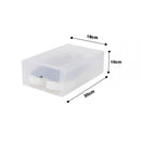 Set 30 Scatole per Scarpe 30x18x9,5 cm Contenitore Organizzatore Salvaspazio Trasparenti
