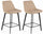 Set 2 Sgabelli 50x44xH94 cm in Tessuto Fox Beige