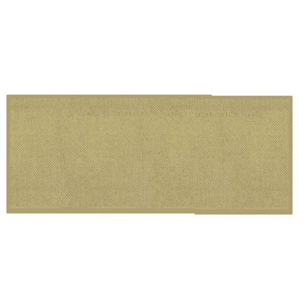 online Tappeto Bagno Design Trama Semplice 50x150 cm in Cotone Beige Scuro