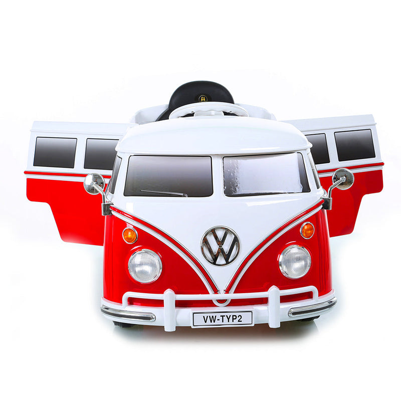 Macchina Elettrica per Bambini 12V con Licenza Volkswagen Mini Van con Radiocomando