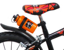 Bicicletta per Bambino 14" 2 Freni  Street Art Nero/Arancione