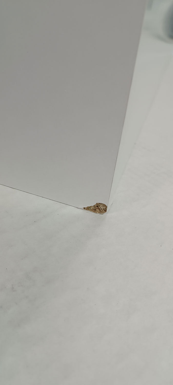 Mobile Lavatoio in ABS 50x50x88 cm 2 Ante Ambrosini Doris Bianco Opaco Seconda Scelta