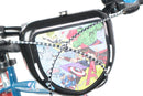 Bicicletta per Bambini 16" Marvel Avengers Freni Caliper e Stabilizzatori in Acciaio Hi-Ten Blu e Rosso