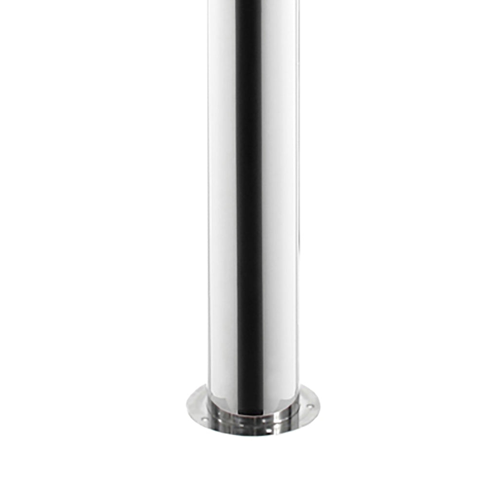 Doccia da Giardino Doppia 2 Rubinetti e Lavapiedi ATI Docce MUL-2R Inox Anodizzato