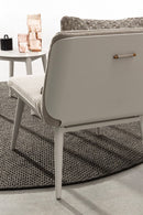 Tappeto da Esterno Ø150x1,1 cm Daya Grigio