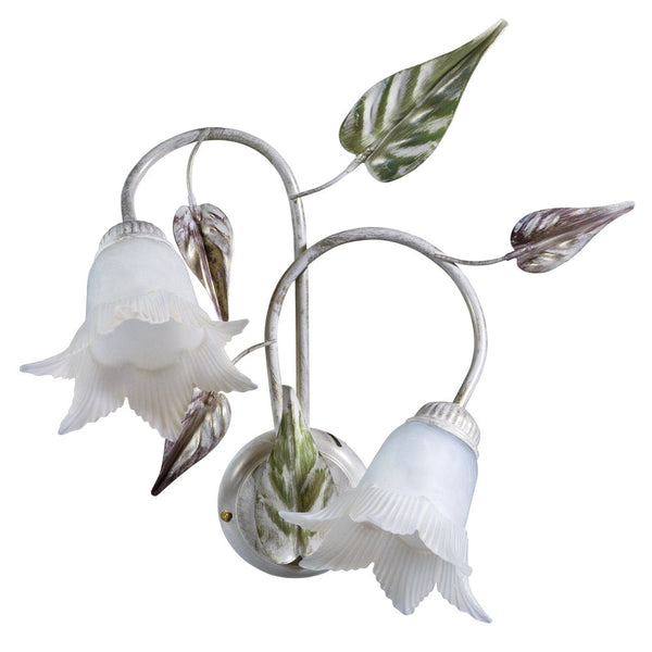 Wandleuchte 2xE14 Antikstruktur aus Strohglas E-Energy Arianna acquista