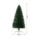 Albero di Natale Artificiale 180 cm 230 Rami in PVC con Luci LED Verde 