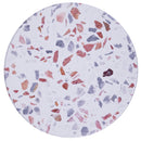 Set 6 Sottobicchieri Ø10x1 cm  in Ceramica VdE Tivoli 1996 Terrazzo