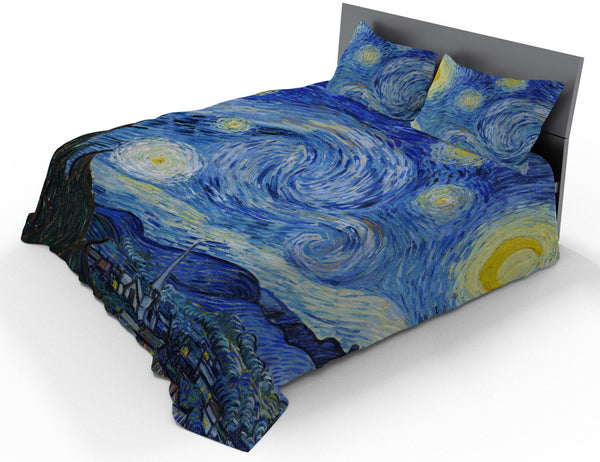 Doppellaken-Set und Kissenbezüge aus Baumwolle mit Aufdruck acquista