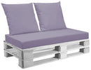 Cuscini per Pallet 120x60 cm Seduta e Schienale in Similpelle Mariotti Belem Lilla