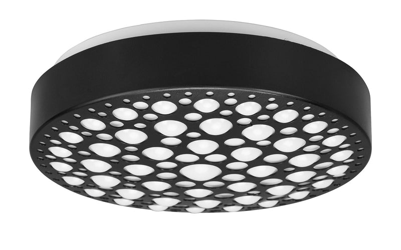 Plafoniera da Interno a LED in Plastica Nero Opaco