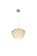 Lampada a Sospensione da Interno  E27 in Plastica Bianco