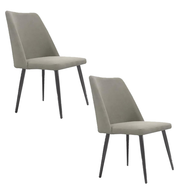 Set 2 sedie Imbottite 48x58x92 cm In Tessuto Enjoy Lux Alexia Tortora acquista