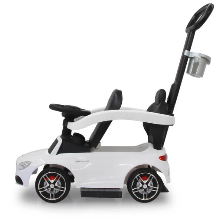 Macchina a Spinta per Bambini con Licenza Mercedes C63 AMG Push Car Bianca