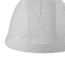 Paralume da Soffitto Net Ø31x33 cm Metallo Bianco