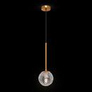 Lampada pendente Modern in Metallo Ligero Ottone