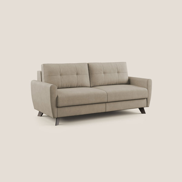 acquista Divano Letto 2 Posti 168x97x96 cm in Tessuto Beige