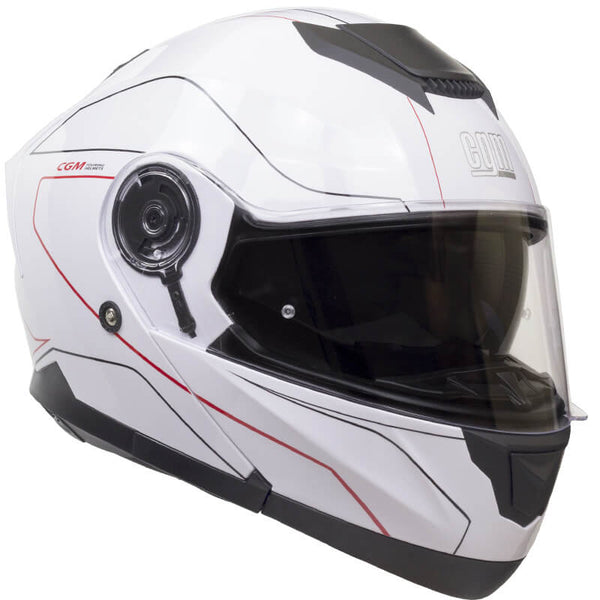 Integralhelm für Scooter mit langem Visier CGM Kyoto 506G Weiß Verschiedene Größen sconto
