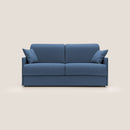 Divano Letto 2 Posti 149x90x96 cm in Tessuto Blu