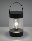 Lampada da Tavolo da Esterno a LED SMD in Tessuto Nero Opaco