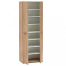 Armadio 4 Ante 75x38x174 h cm in Truciolare bilaminato Marrone chiaro