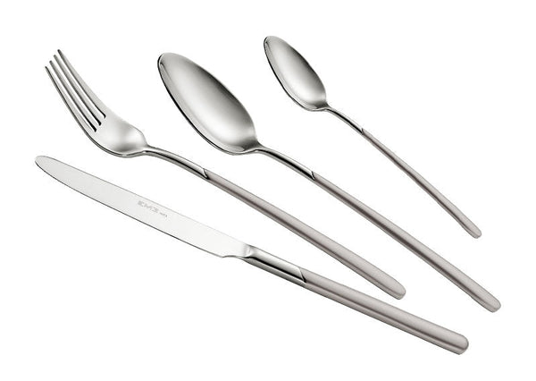 Besteckservice 24-teilig aus sandgestrahltem Eme Celtika-Stahl prezzo