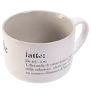 Tazza jumbo latte e Biscotti 11,5x8,5x6,8 cm in Gres VdE Tivoli 1996 