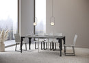 Consolle Allungabile 90-300x40x77 cm in Nobilitato Grigio