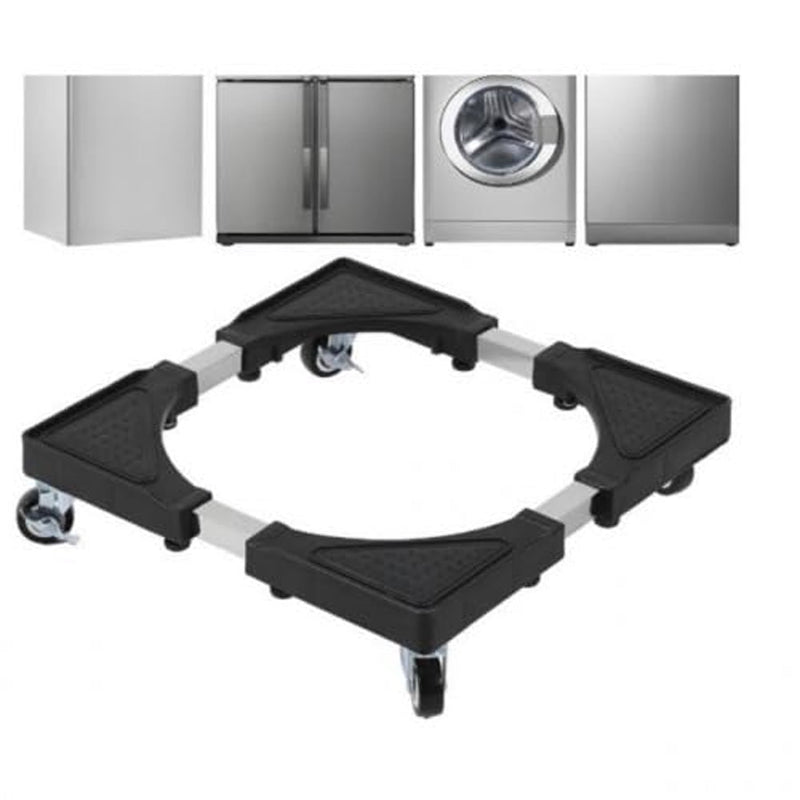 Carrello Base Supporto Regolabile Trasporto Elettrodomestici Sposta Mobili con Ruote