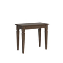 Consolle Allungabile 90-204x48x77 cm in Nobilitato Marrone