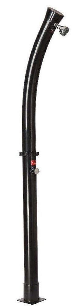 Garten-Solardusche 20 l Mischer und Fußwascher aus schwarzem Harz sconto