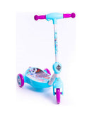 Monopattino Elettrico a Batteria 3 Ruote per Bambini Sparabolle con Licenza Disney Frozen