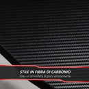 Scrivania Gaming 122x66x96 cm in Metallo e Legno Nero e Rosso