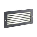Faretto Segnapassi a Incasso da Esterno a LED 10W da Parete con Griglia Sovil Escape Nero