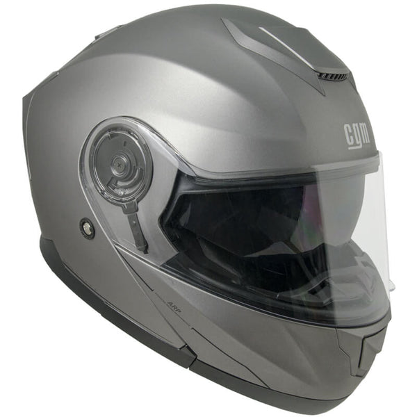 acquista Integralhelm für Scooter CGM Osaka Long Visor 506A Titanium Matt Verschiedene Größen