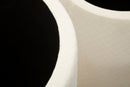 Set 3 Pezzi Pouf con Contenitore Shop Ø60x80 cm - Ø50x60 cm - Ø40x40 cm in Pino e MDF e Metallo      