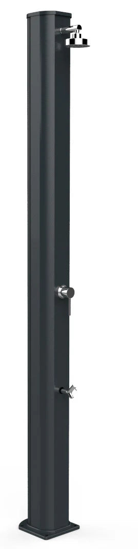 Doccia Solare da Giardino 40L Miscelatore e Lavapiedi Arkema Big Jolly Grigio Antracite sconto