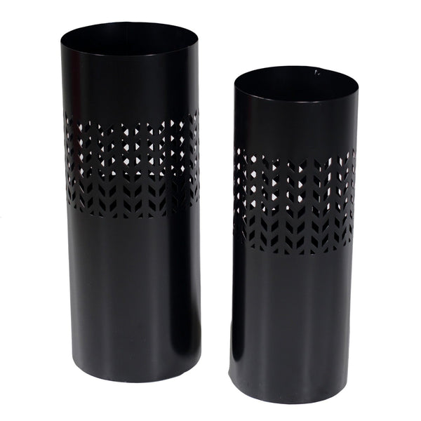 Set 2 Schirmständer aus Metall ø24x24H60cm Adami Frecce Schwarz online