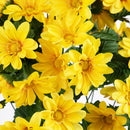 Set 2 Mazzo di 18 Margherite Artificiali Altezza 61 cm 