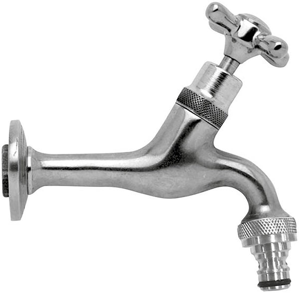 Gartenbrunnenhahn aus verchromtem Messing mit Morelli Contea Schnellkupplung acquista