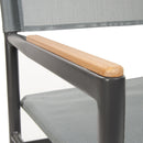 Sedia Pieghevole Regista 53x55x85 cm in Alluminio Revo Grigia