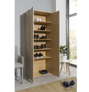 Armadio 70x34x187 cm con 5 ripiani Andy 3 rovere sonoma